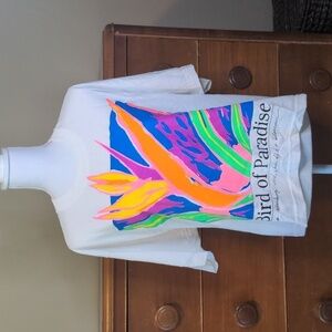 FREESTYLE BIRD OF PARADISE Logo Oversized Relaxed Fit VINTAGE Graphic T-Shirt